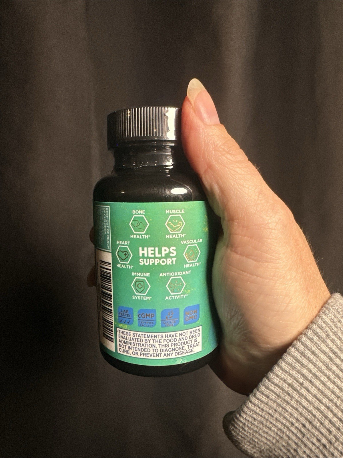 Vitamin D3 K2 Supplement 5000 IU 100mcg MK7 MK4 90 Vegetarian Capsules