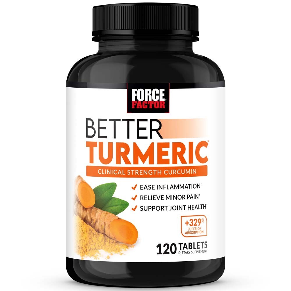 Force Factor Better Turmeric Clinical Strength Curcumin w/ Black Pepper Extract