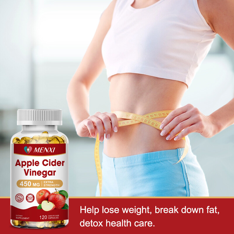 Apple Cider Vinegar Capsules – 450 mg with The Mother Keto Diet Supplement 120pc
