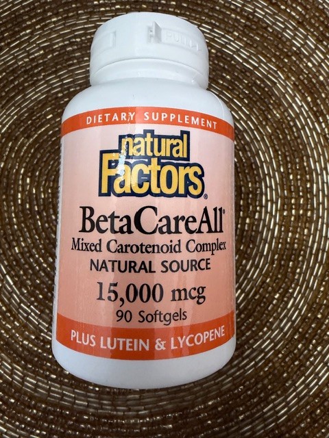Natural Factors Mixed Carotenoid Complex 90 Softgels 15,000 mcg (25,000 IU)