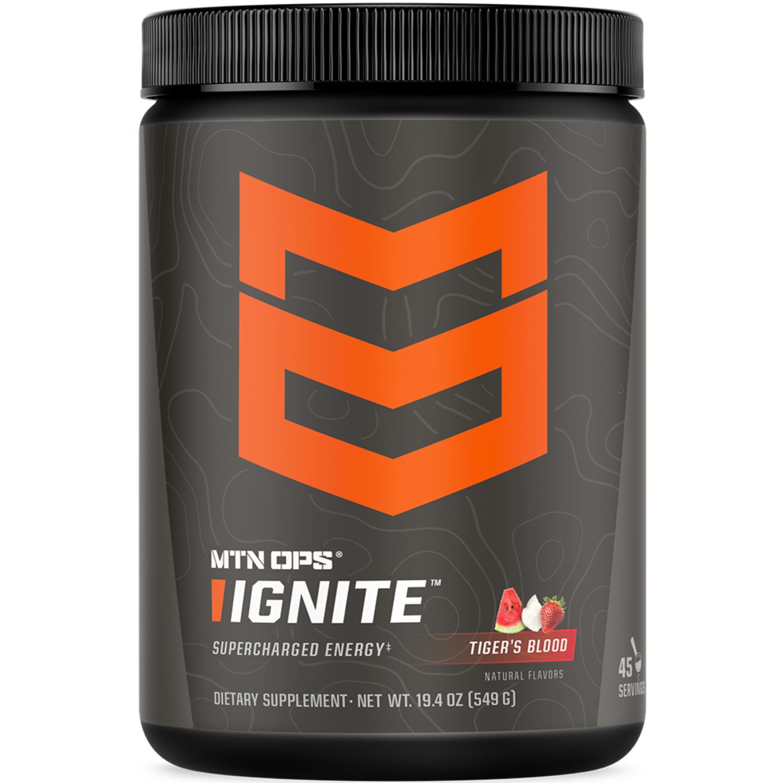 Ignite Sugar Free Energy Drink Powder with 200mg Caffeine, Nootropic Blend fo…