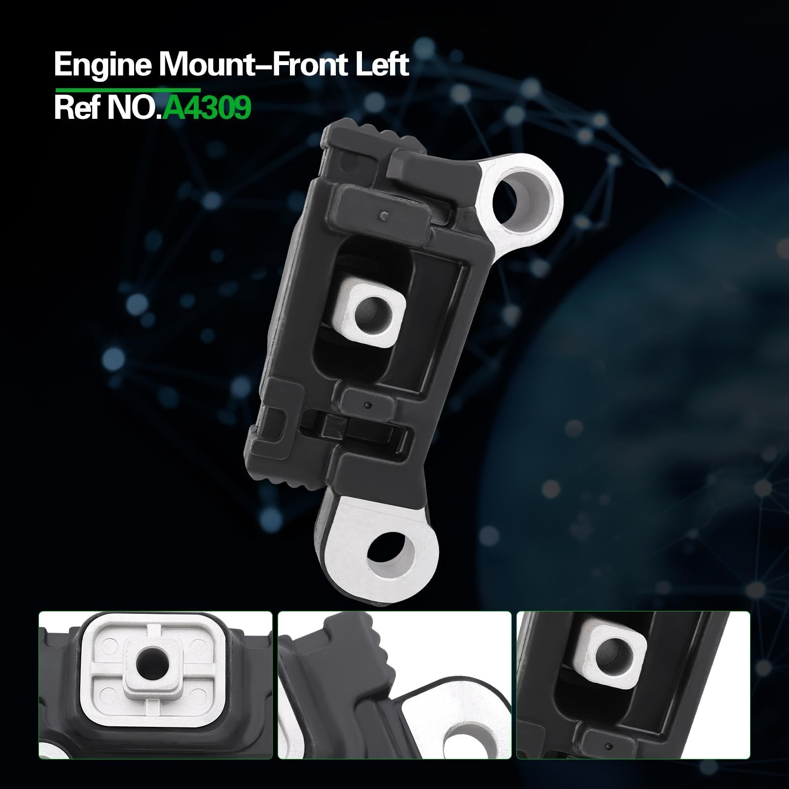 Engine Motor and Trans Mount Kit Compatible with NV200 2013-2021 & City Expre…