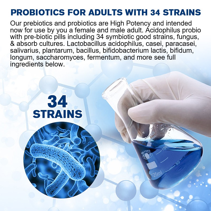 Probiotics 100 Billion CFU Potency Digestive Immune Health 120 Capsules DIGESTIV