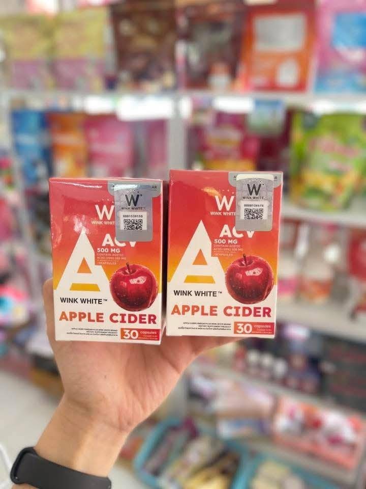 Wink White Apple Cider Dietary Supplement 30 Capsules