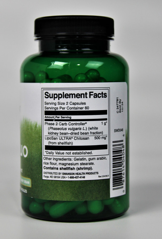 Swanson Diet Duo 120 Capsules