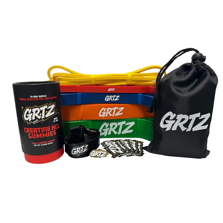 Creatine HCL Gummies 31 day supply made in the USA and full gym flow pack bundle