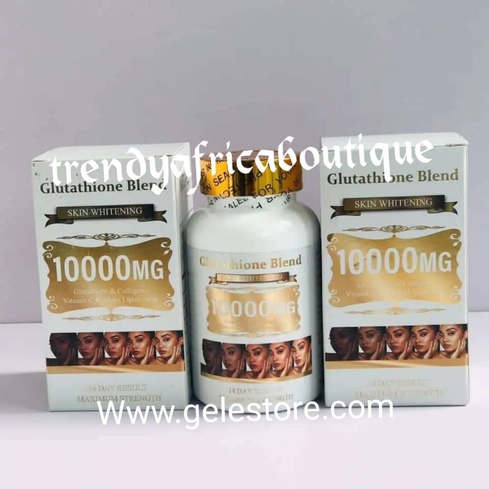 Glutathionn BLEND 10000, + collage, 14 days results. Maximum strength 60/cup x 1