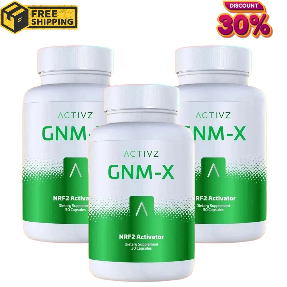 ACTIVZ GNM-X – Nrf2 Activator for Genetic Cellular and Defense Well-Being 3Pack