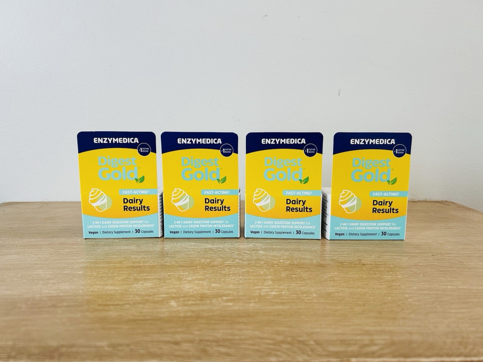 Enzymedica Digest Gold Maximum Strength 4 Boxes–120 Capsules Total-Expires 2027