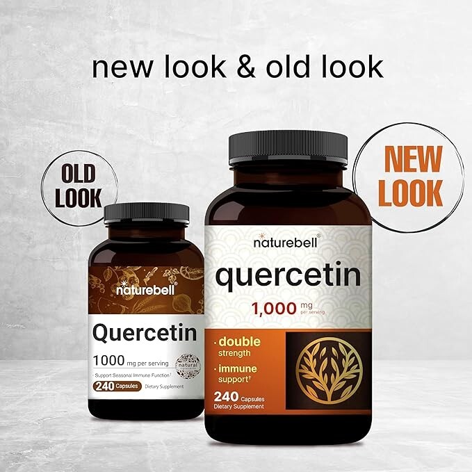 NatureBell Quercetin 1000mg Per Serving | 240 Capsules, Ultra Strength Quercetin
