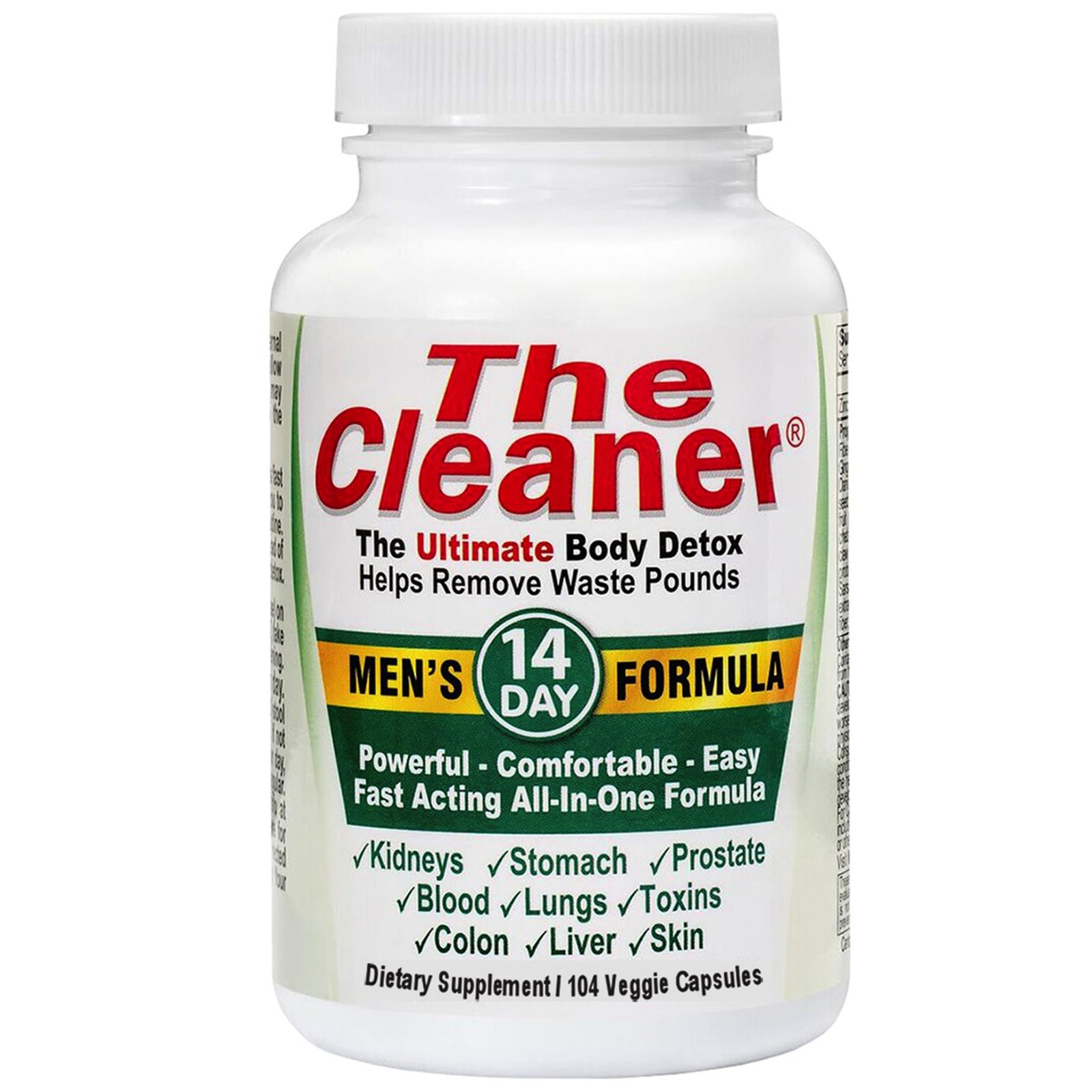 Detox Cleanse 14 Day Internal Cleansing Formula 104 Vegetarian Capsules Century
