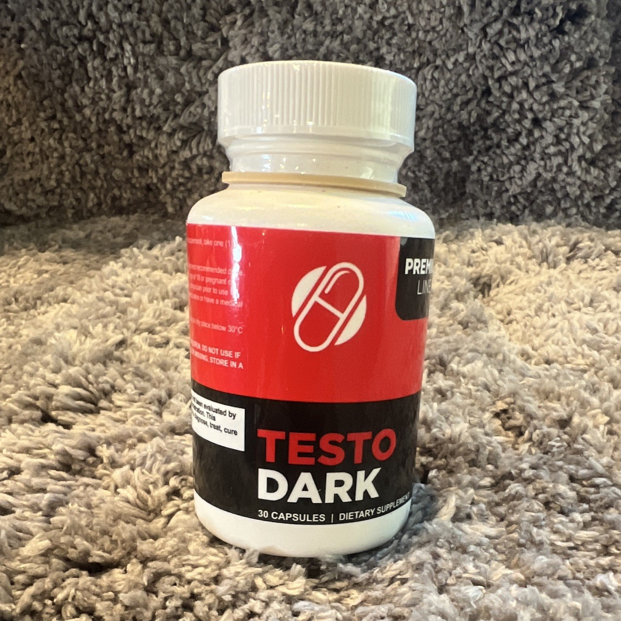 Dark Testo Dark Men’s Health Dietary Supplement w/ D3 Zinc 30 Capsules