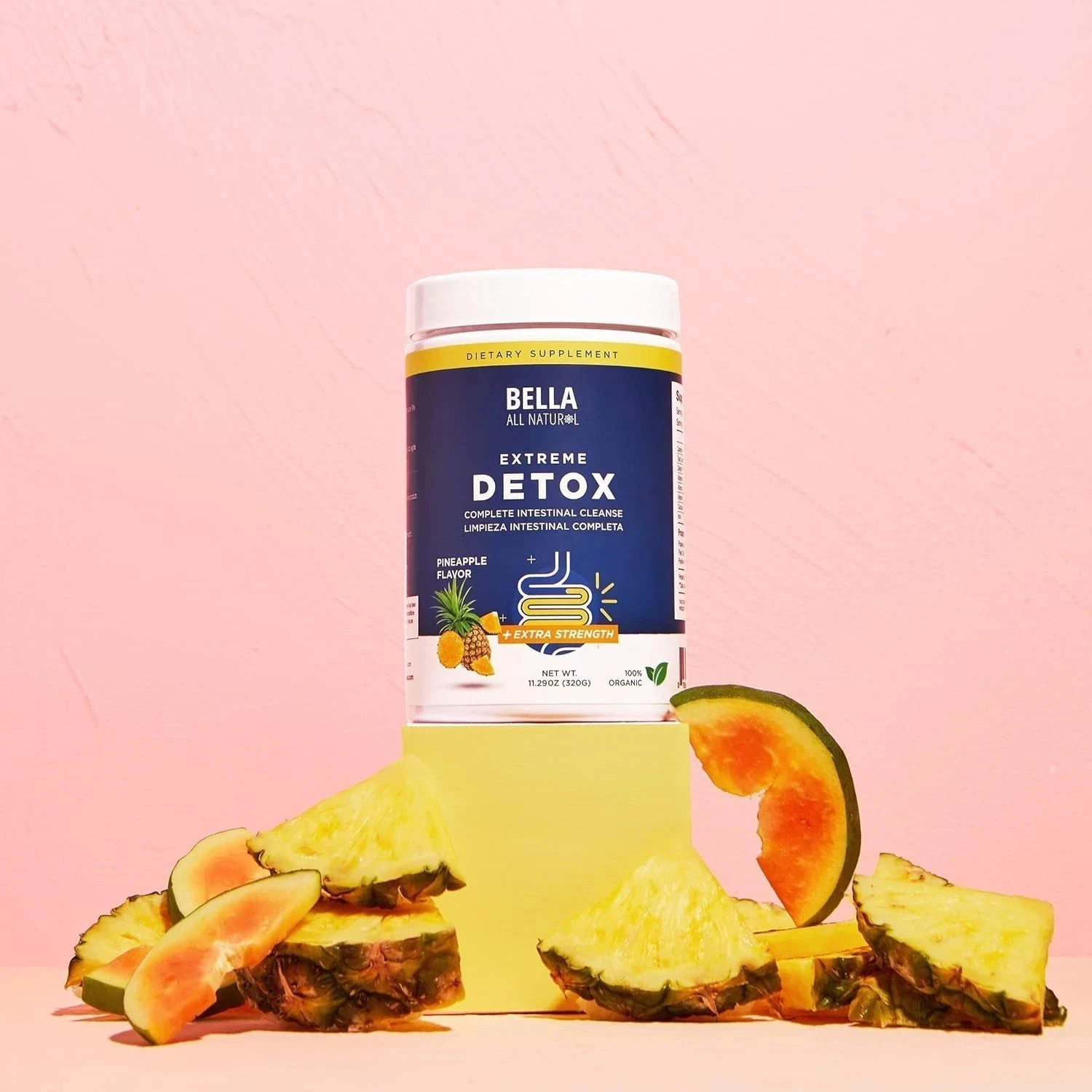 NEW LUXRY Bella All Natural Extreme Detox Powder -Complete Intestinal Cleanse