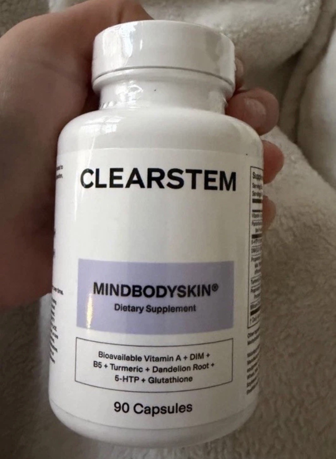 CLEARSTEM MINDBODYSKIN Dietary Supplement Capsules 90 Ct Exp 08/27
