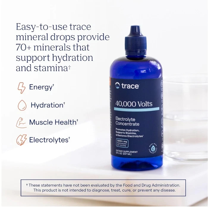 Trace 40,000 Volts Electrolyte Concentrate 8 fl.oz PACK OF 2