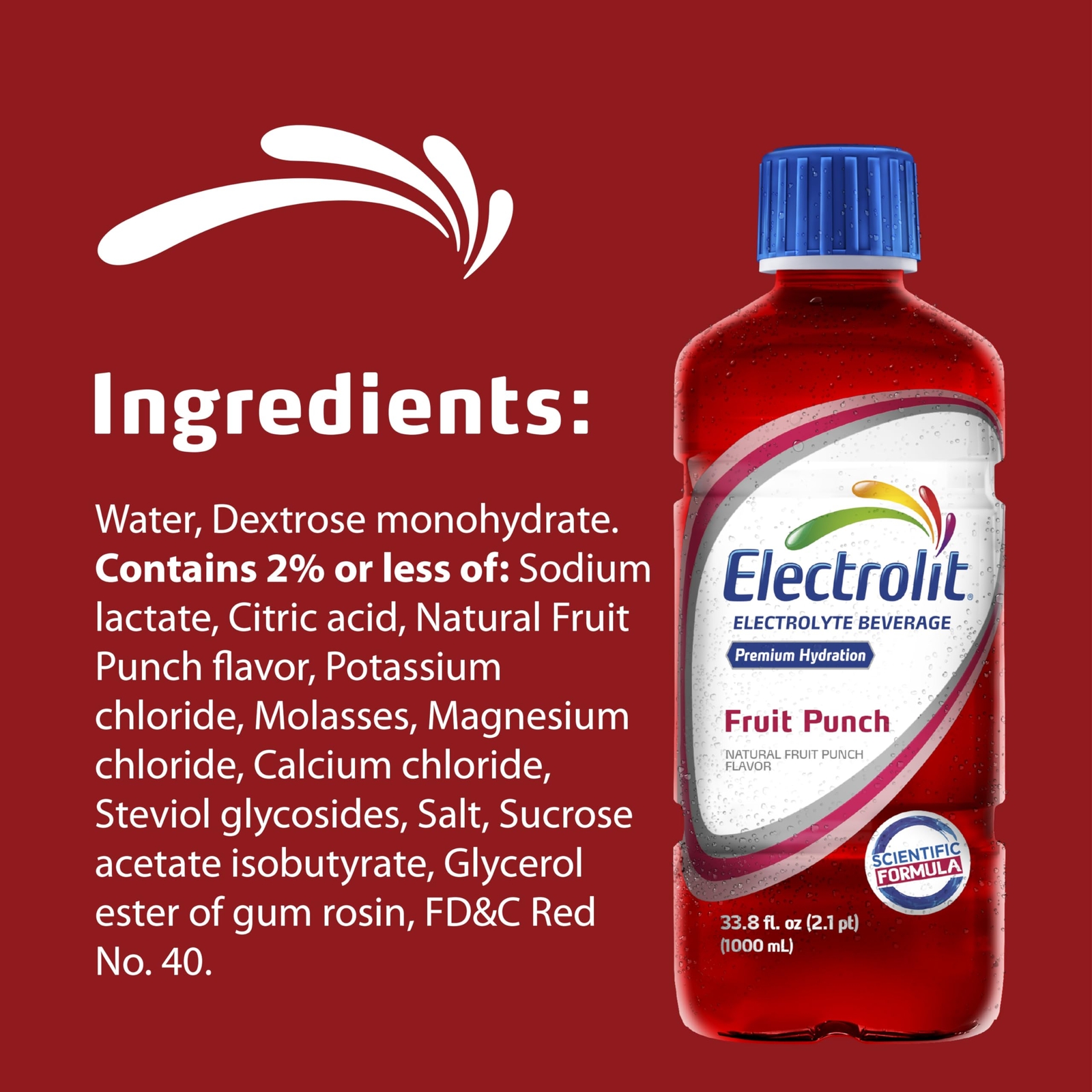 Electrolit Electrolyte Drink 1000ml Pack of 6 Instant Hydration Great Taste