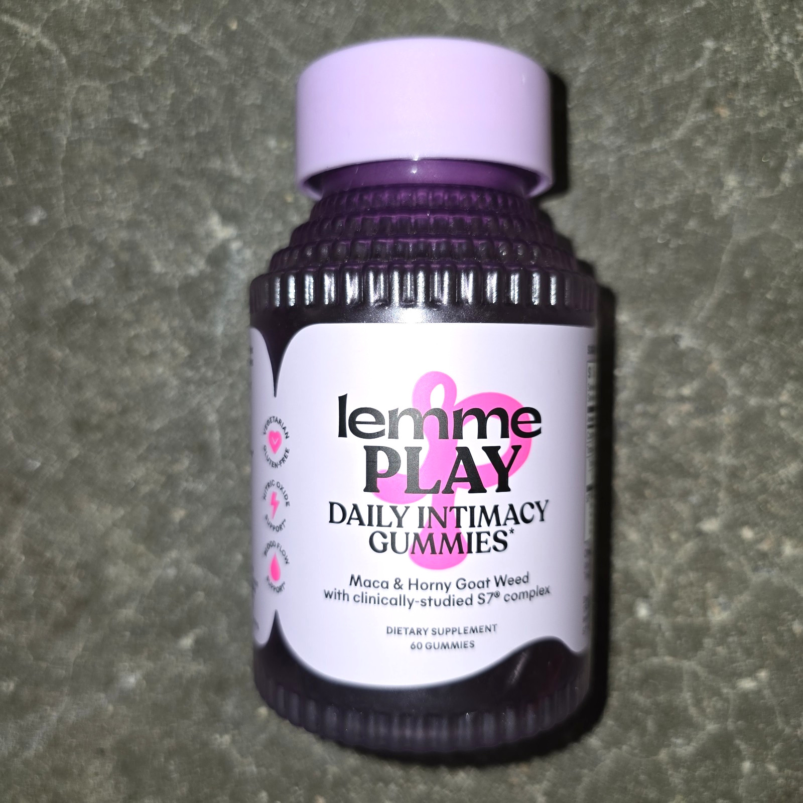 Lemme Play: Daily Intimacy Gummies 60 ct exp 09/27