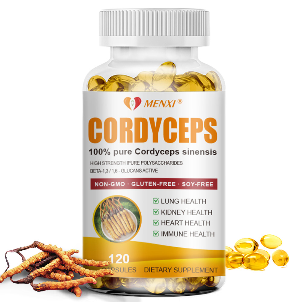 Cordyceps Sinensis 1000mg – Heart & Respiratory Health, Energy & immune Support