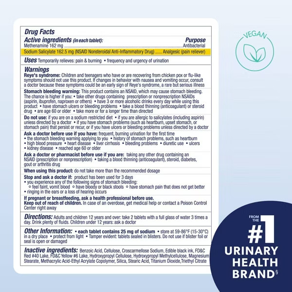 AZO Urinary Tract Defense Antibacterial Protection – 24 Count – Ex: 8/27