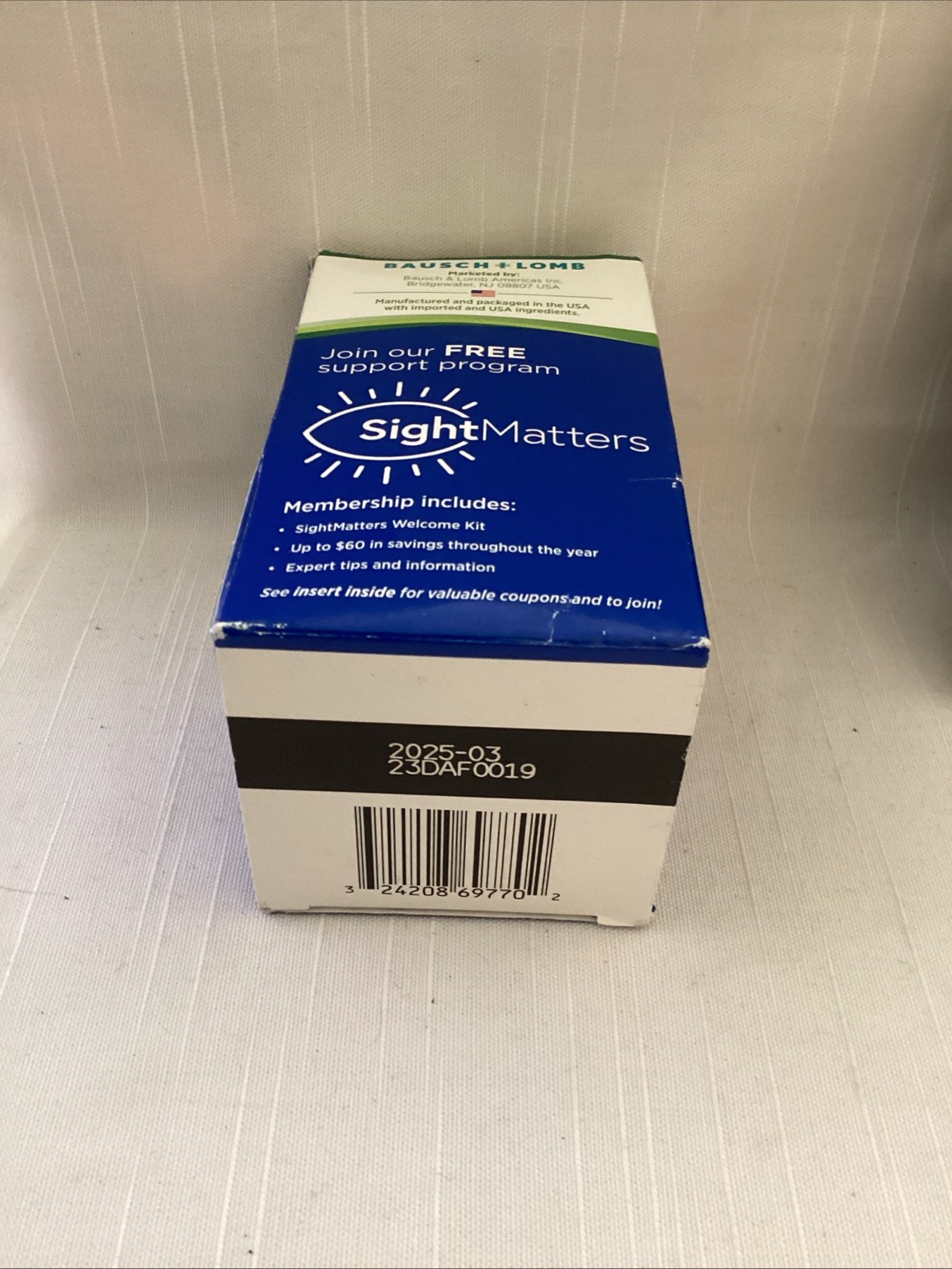 New) Bausch + Lomb PreserVision AREDS 2 Formula 130 softgels EXP3/25