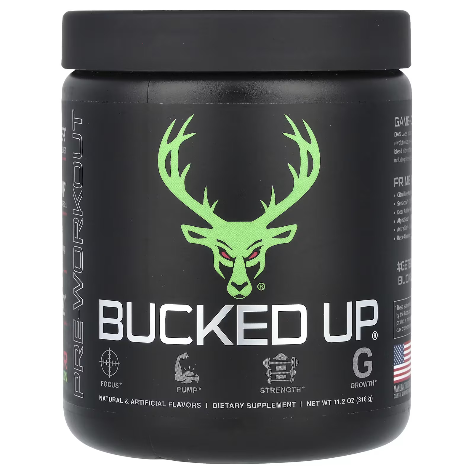 2 X Bucked Up, Pre-Workout, Watermelon, 11.2 oz (318 g)