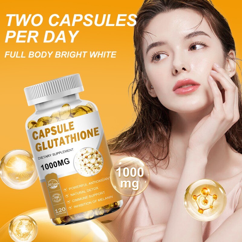 Liposomal Glutathione Gummies 1000mg Skin Whitening Liver Antioxidant Support