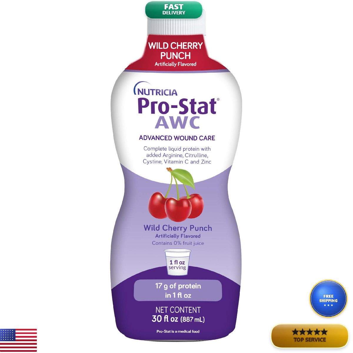 Pro-Stat Advanced Wound Care Awc Concentrated Liquid Protein Medical Food –