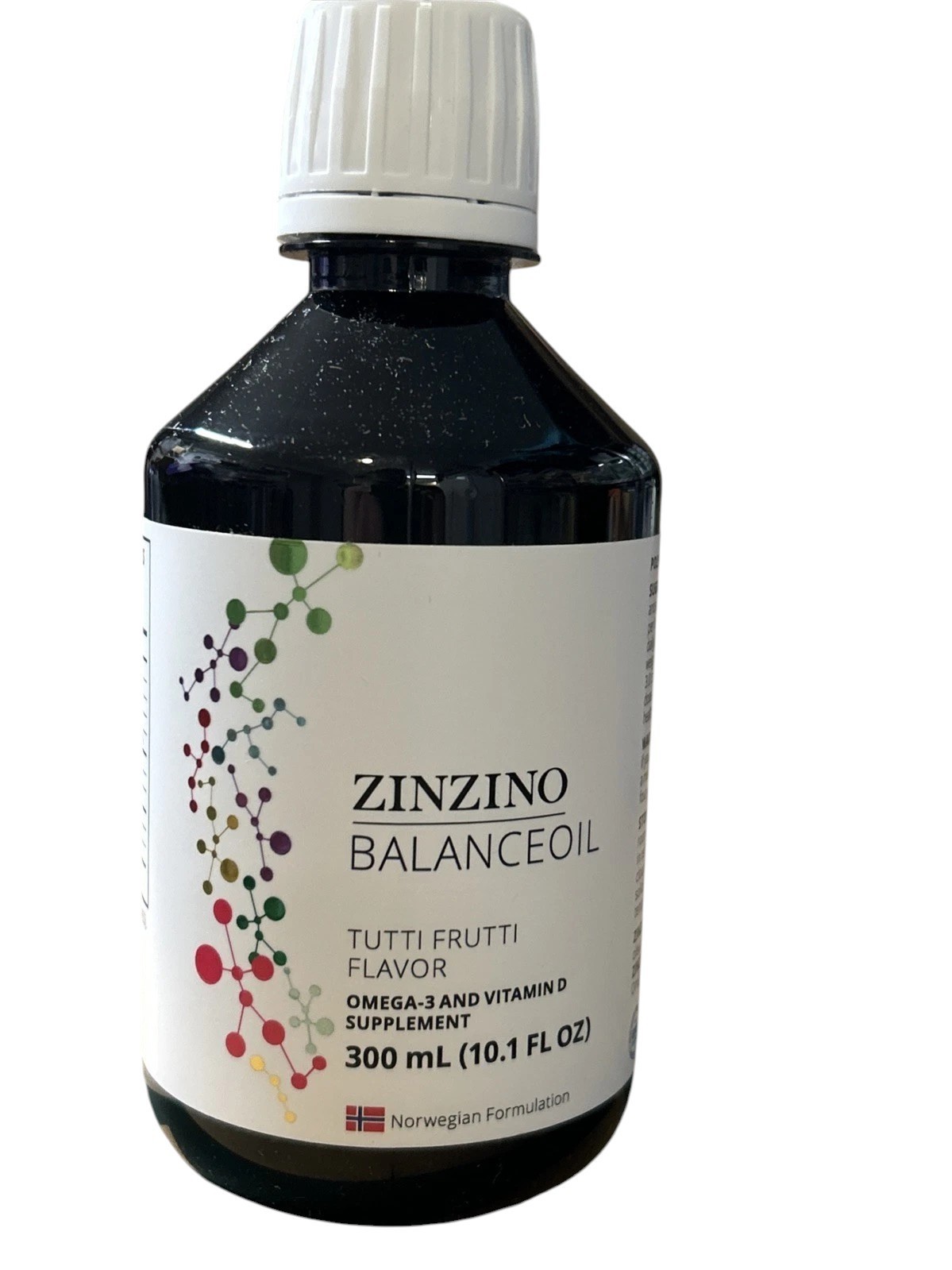 Zinzino Balance Oil+ Tutti Frutti 300 mL (10.1 oz) – New / Sealed! Exp 6/2027
