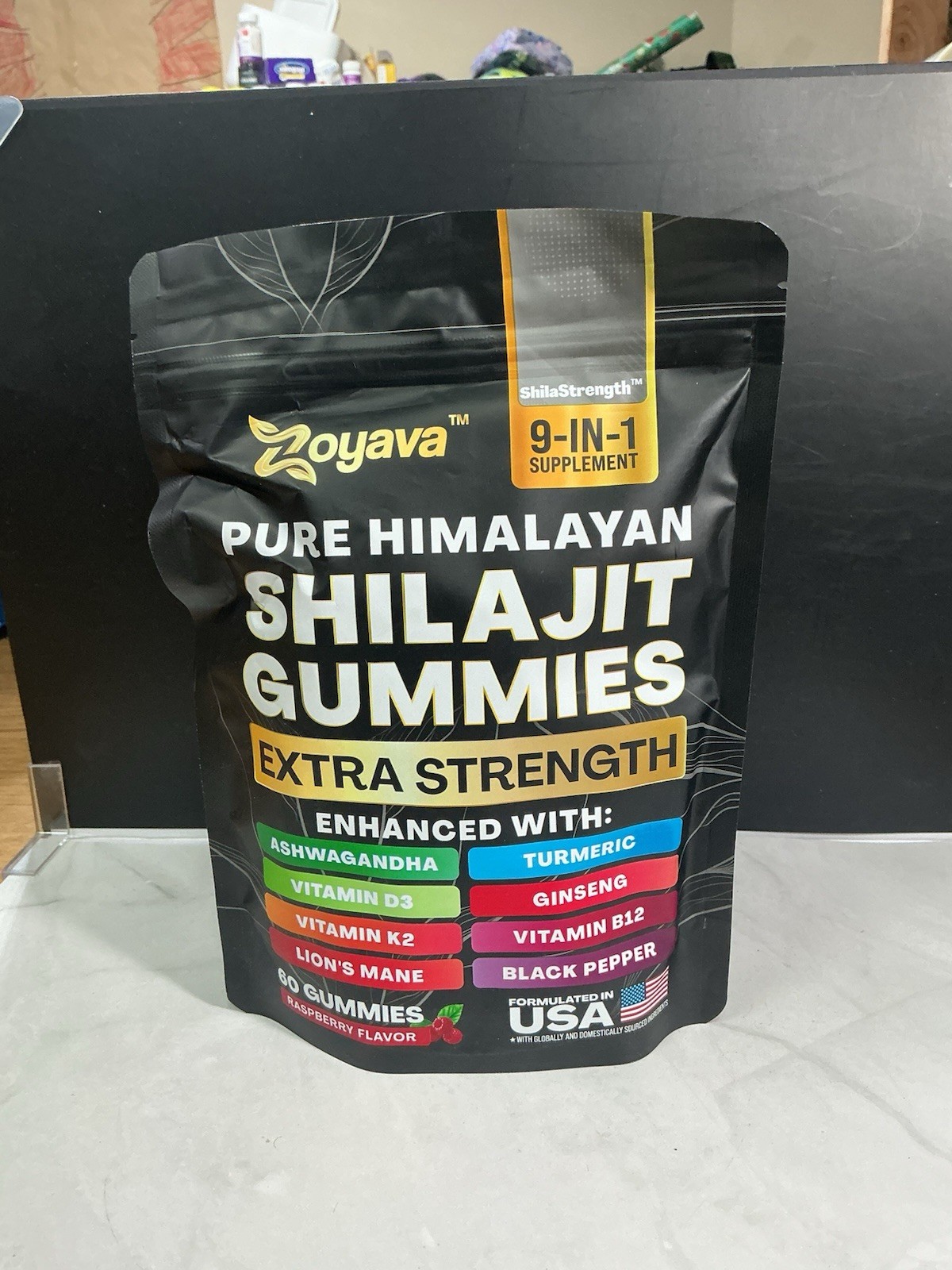 Zoyava ShilaStrength Shilajit 8-in-1 Supplement — Extra Strength GUMMIES