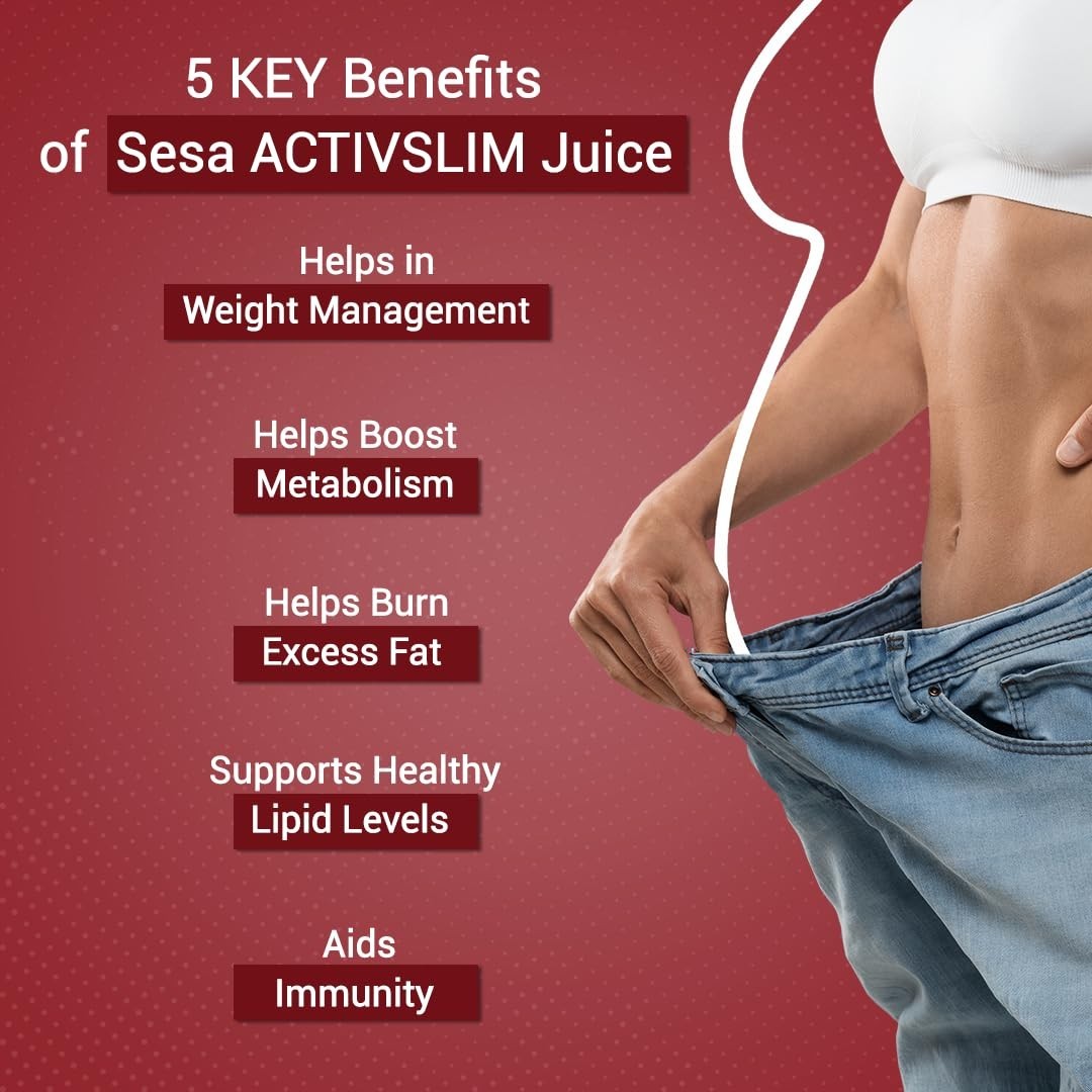 SESA Ayurvedic Activslim Juice, Helps in Weight Management | 1 Liter