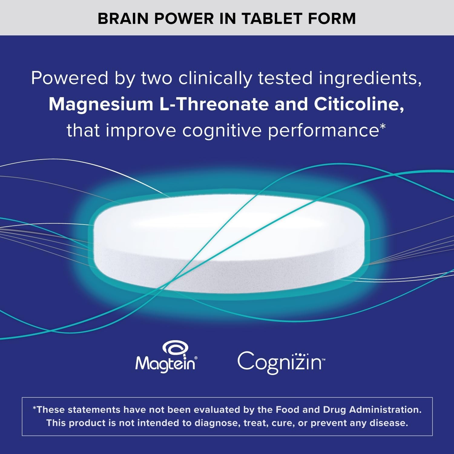 Qunol Brain Health Memory Plus, Magnesium L-Threonate & Citicoline,…