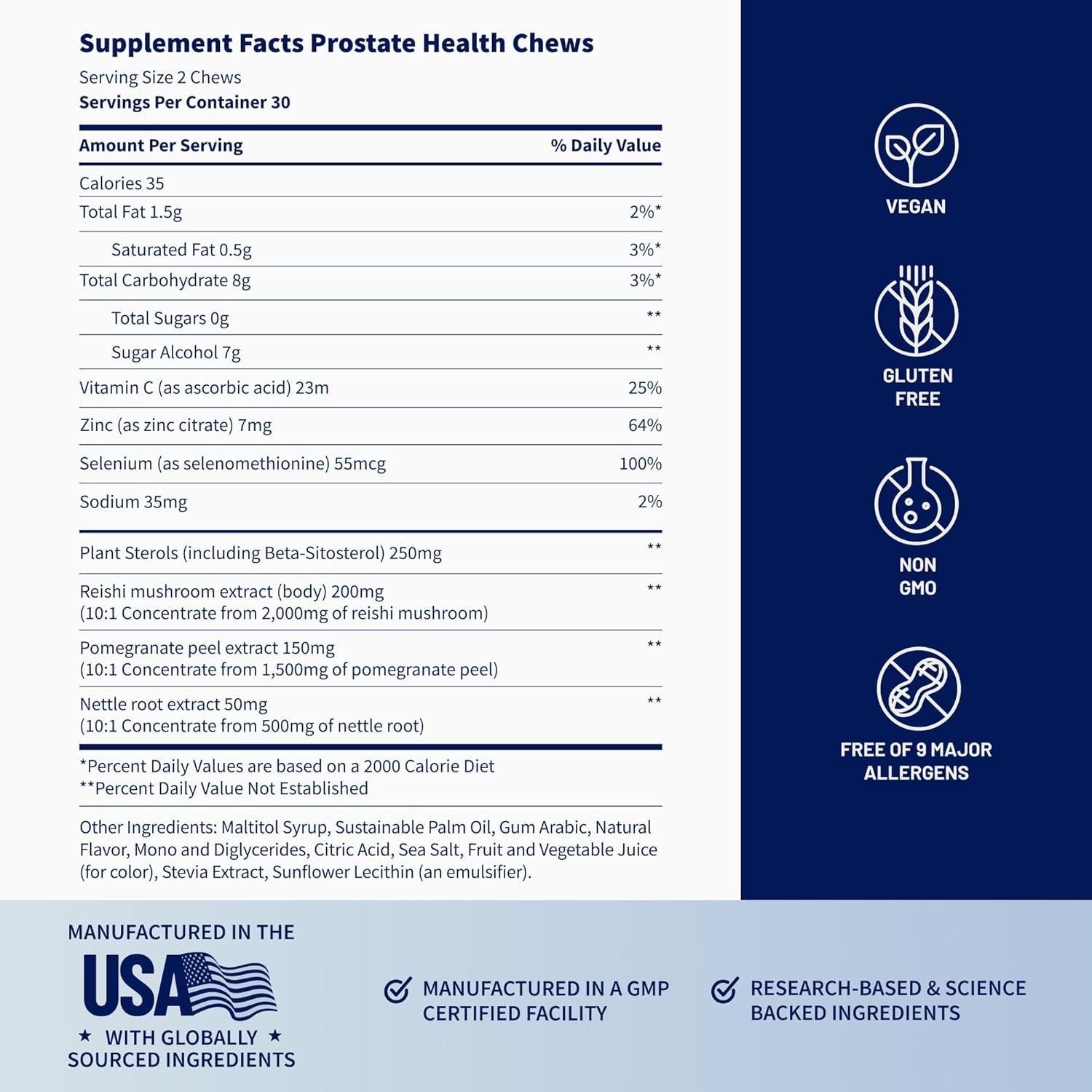 Snap Supplements Prostate Health Supplement for Men with Plant Sterols, Stinging