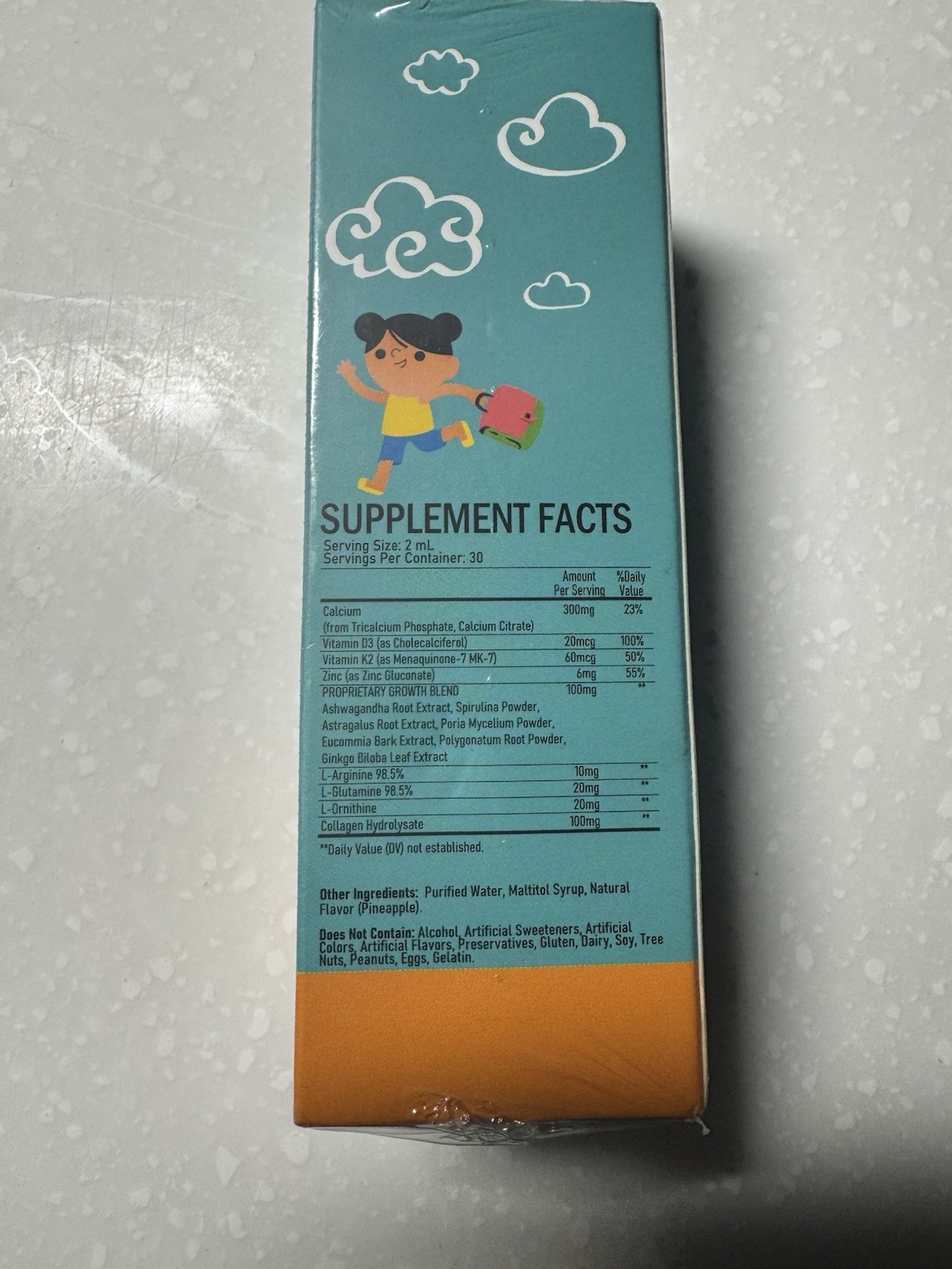 TallTrek Height Growth Supplement Drops for Kids – Teens Bone Growth Exp 3/27