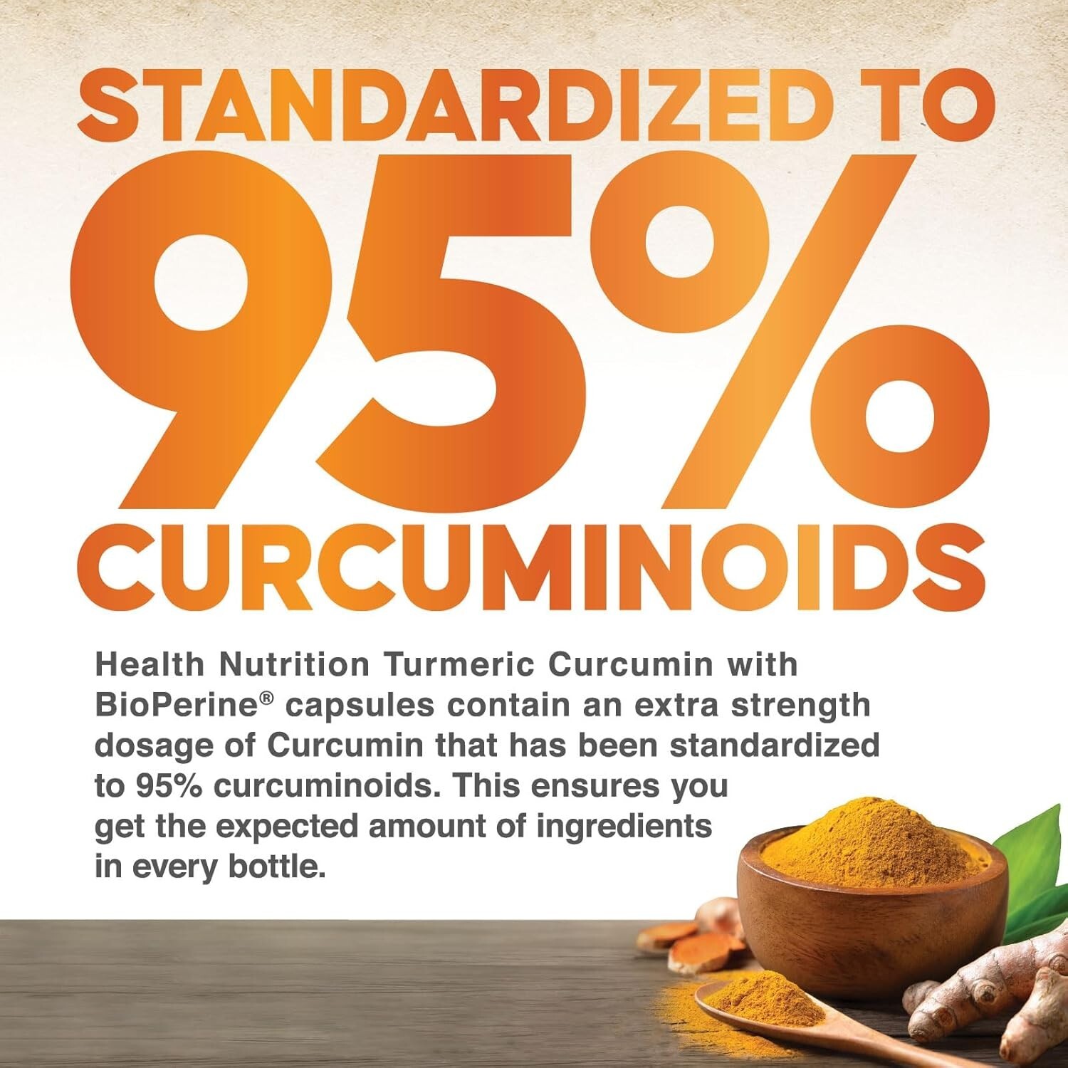 Turmeric Curcumin Extra Strength 2600mg with BioPerine Black Pepper Extract