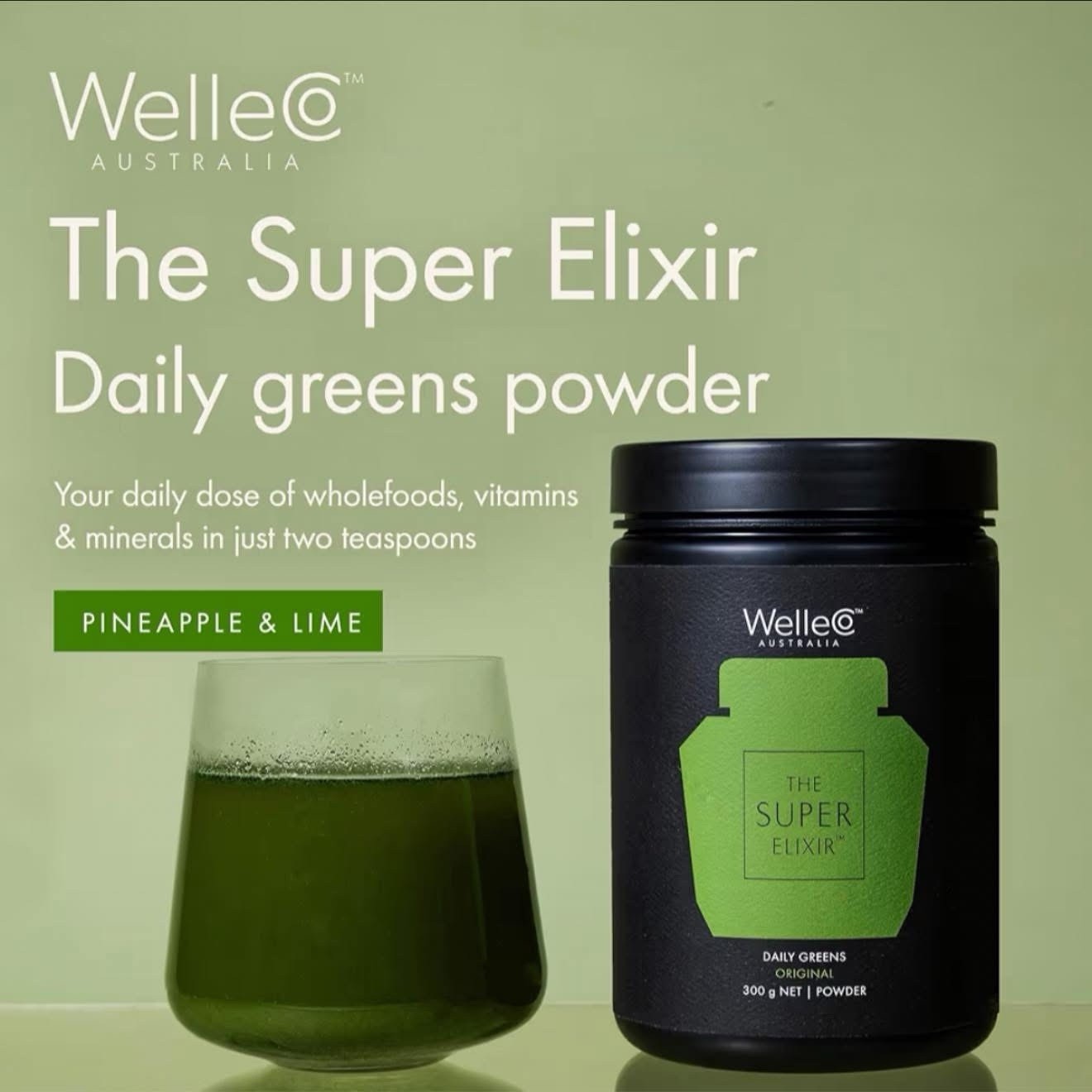 WellCo – The Super Elixir Daily Greens Powder