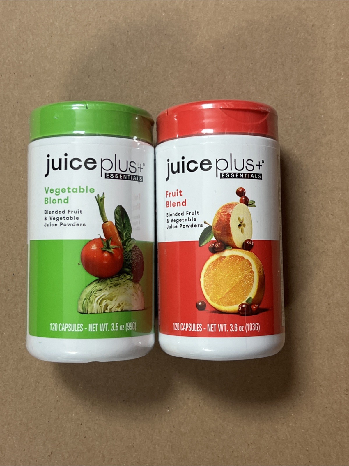Juice Plus+ – USA – Blended Fruit & Veg Juice Powders(120 ea/240 Caps) – 10/26!
