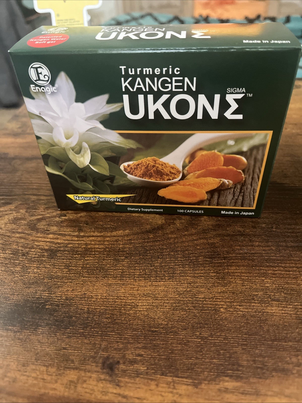 Enagic Turmeric Kangen Ukon Organic Multivitamins Capsules – 100 Count