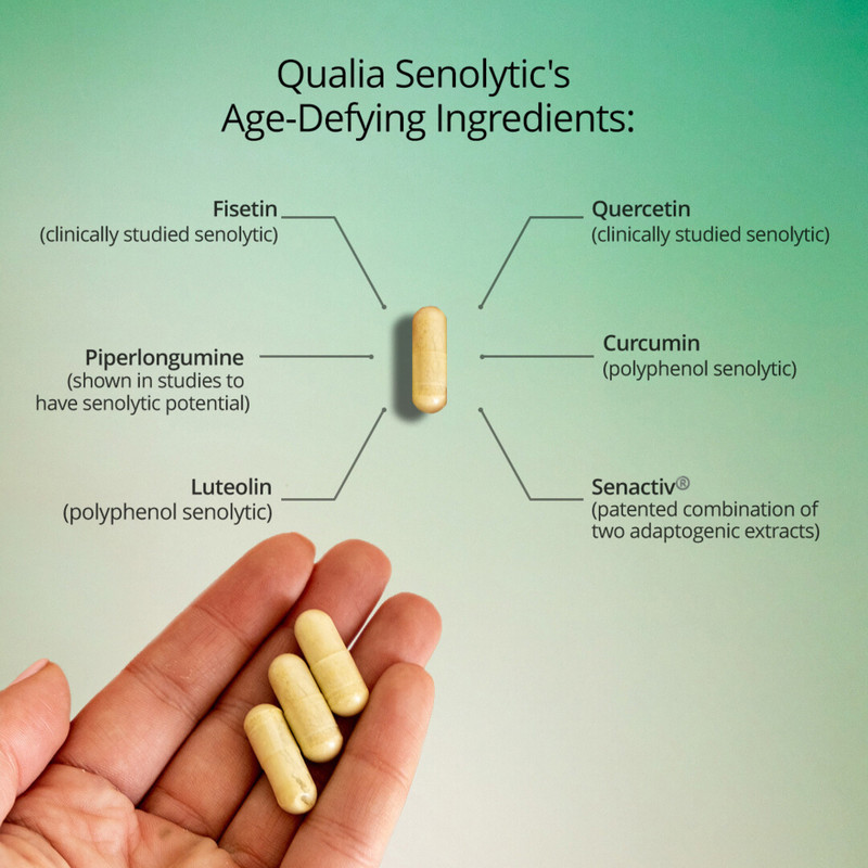 QUALIA Bestseller Bundle | Qualia Mind® 2.0 | Qualia NAD+ | Qualia Senolytic