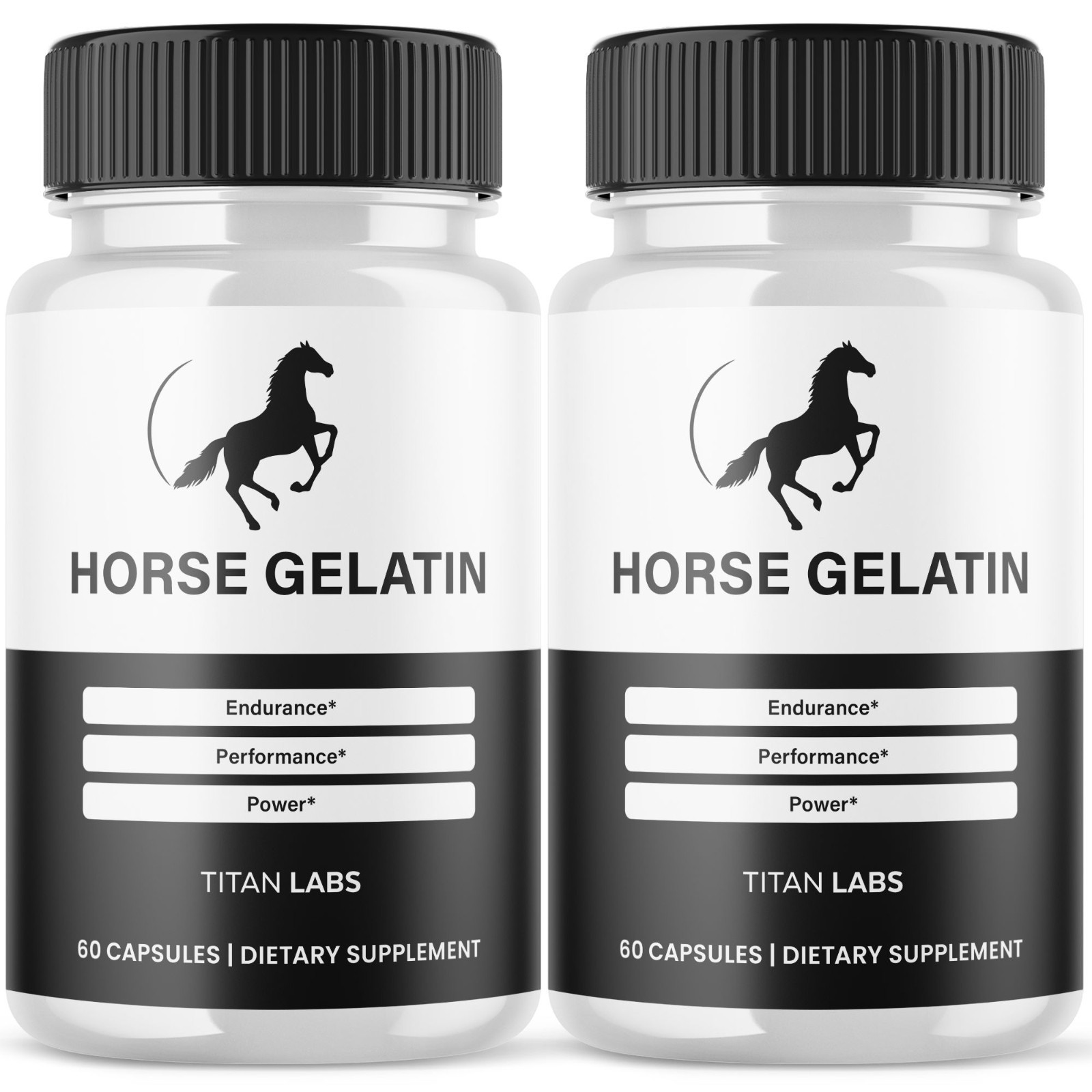 (2 Pack) Horse Gelatin Advanced Male Support Supplement HorseGelatin 120 Capsule