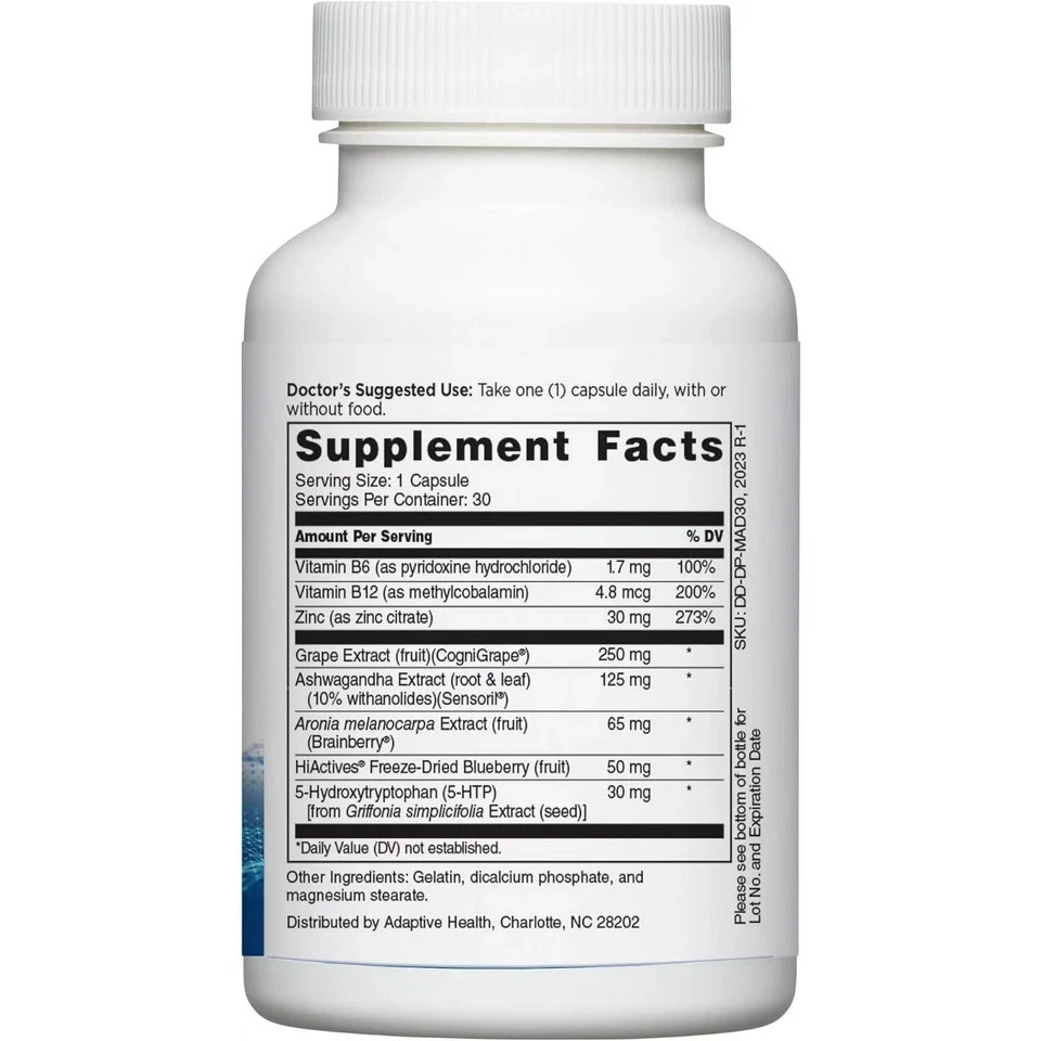 3 Pack Mindful Advantage Brain Memory Focus Supplement – 30 Caps – Expiry 2028
