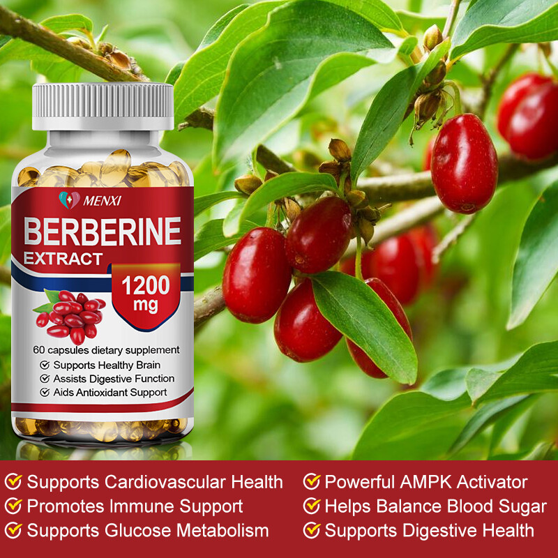 2 Bottles Berberine – High Cholesterol Lowering, Heart Health, Anti-inflammatory
