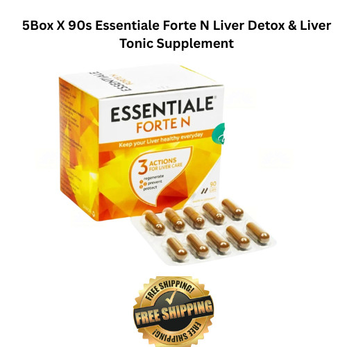 5X90s Essentiale Forte N Liver Detox & Liver Tonic Supplement – Free Shipping