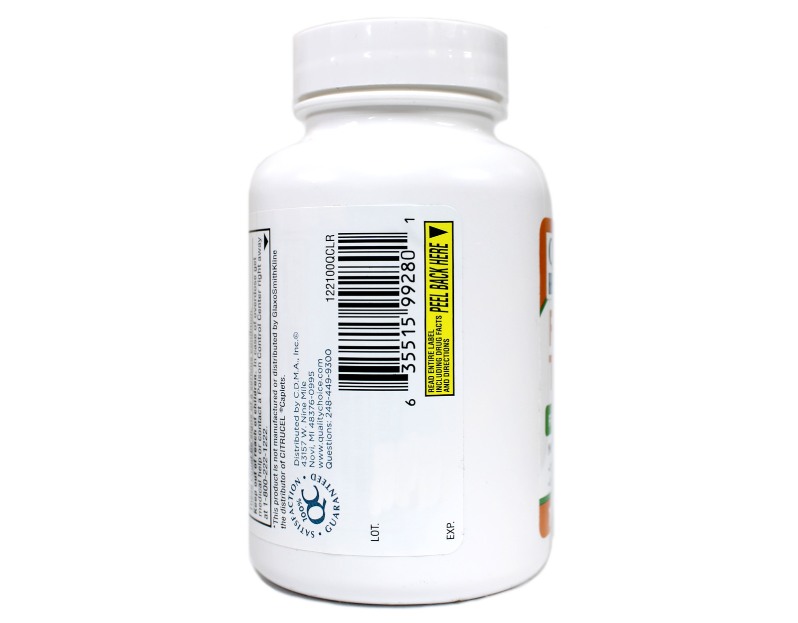 Quality Choice Fiber Therapy for Regularity Methylcellulose 500 mg 100 Caplets