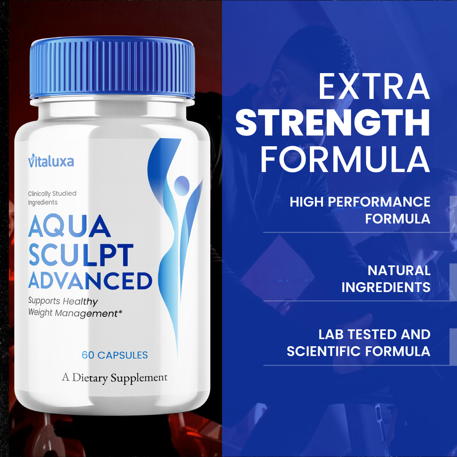 (3 Pack) Aqua Sculpt Advanced Pills, AquaSculpt Weight Management (180 Capsules)