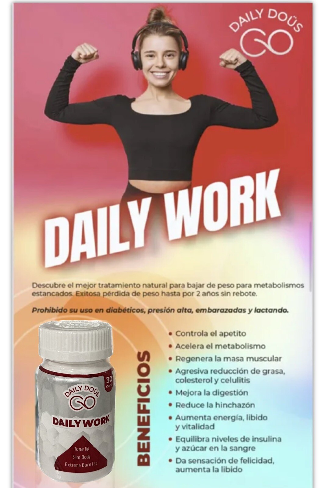 Daily Work Pills – New, Sealed, Authentic by Daily Dous