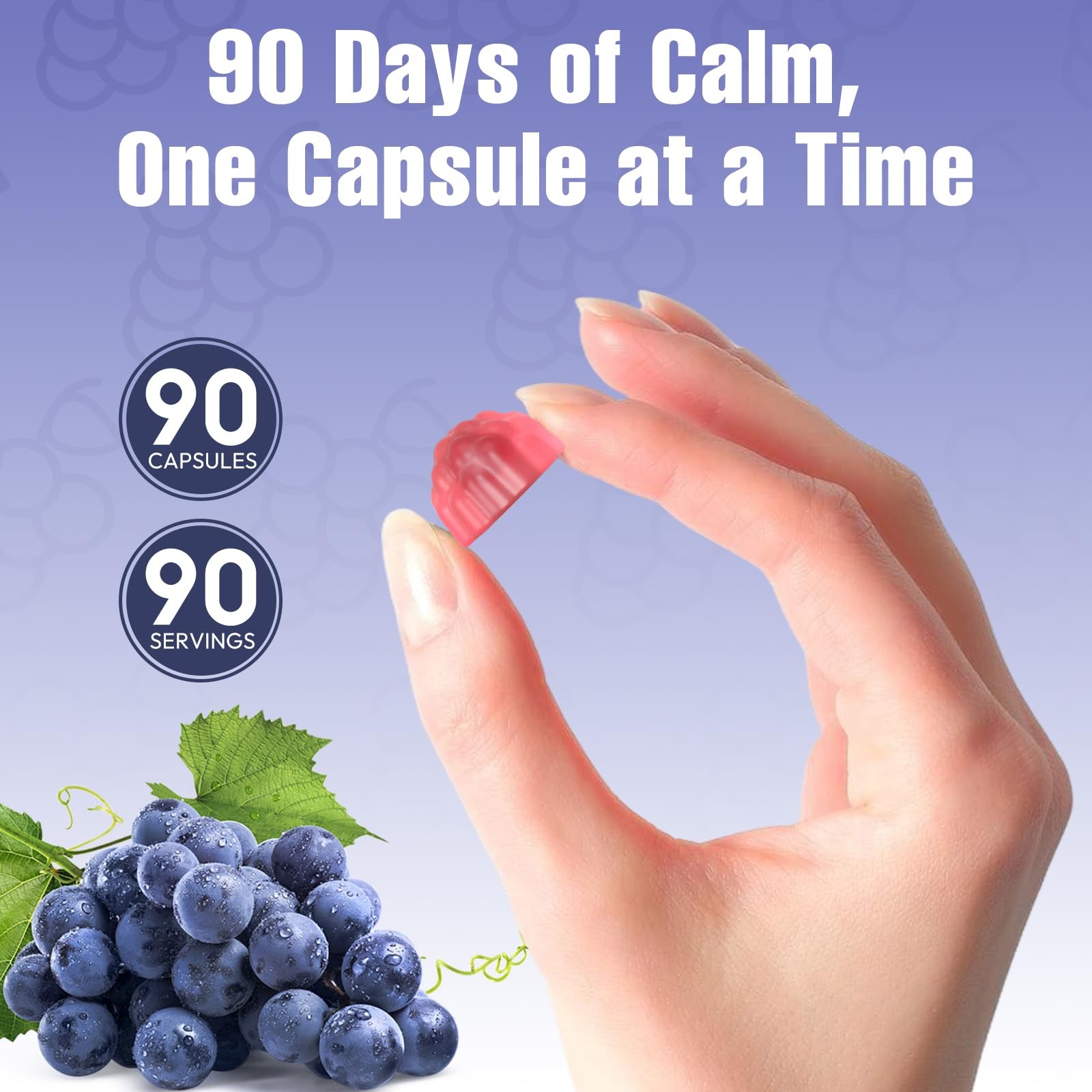 Magnesium Complex Gummies, Individually Packaged 1 Count (Pack of 90)