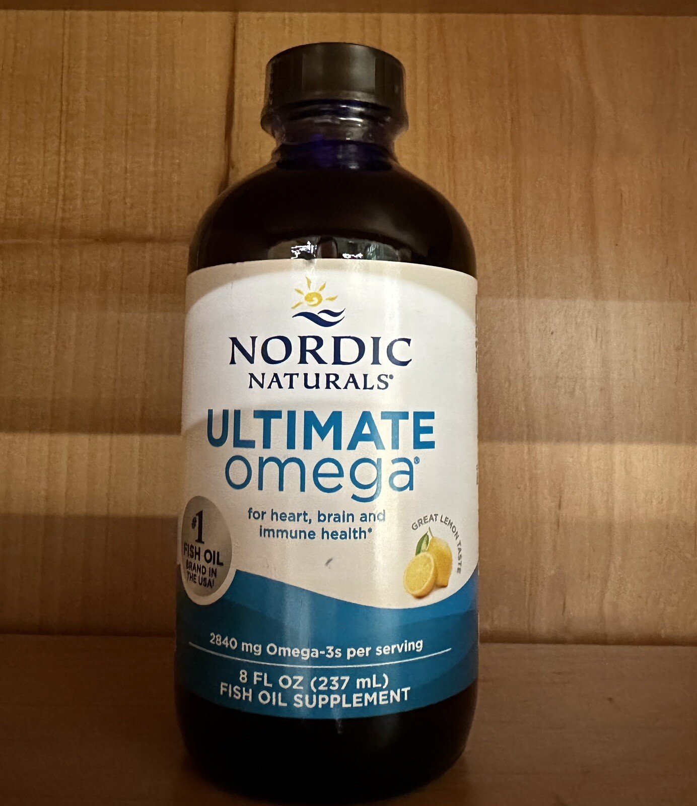 Nordic Naturals Ultimate Omega 2840mg Omega-3 8oz / 237mL 5/27- NEW SEALED