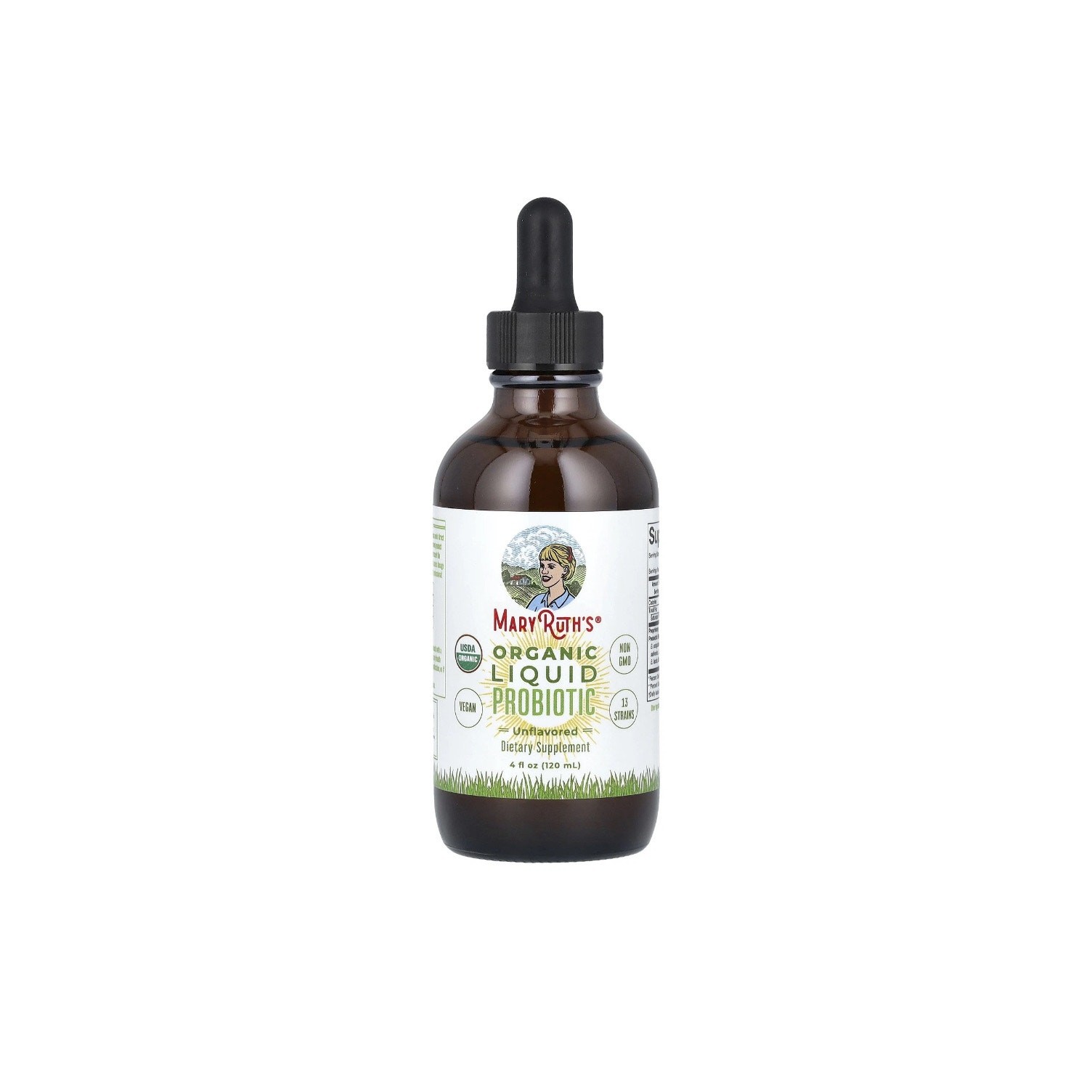 Organic Liquid Probiotic, Unflavored, 4 fl oz (120 ml)