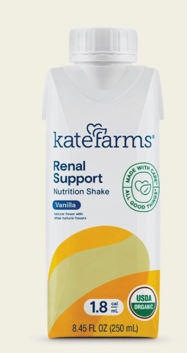 12 KATE FARMS Organic Plant Based 1.8 Renal Support_Vanilla, 8.45 OZ_07/01/2026