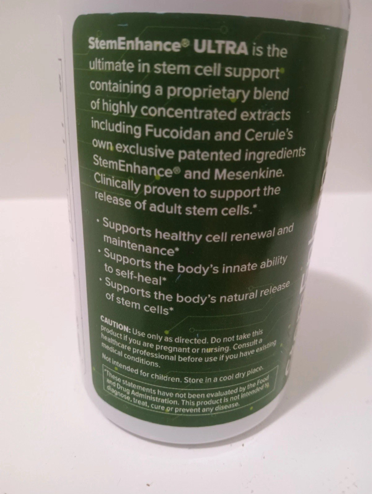 Cerule Stem Cell Support Releases ,Renew, Repairs Dietary Supplement